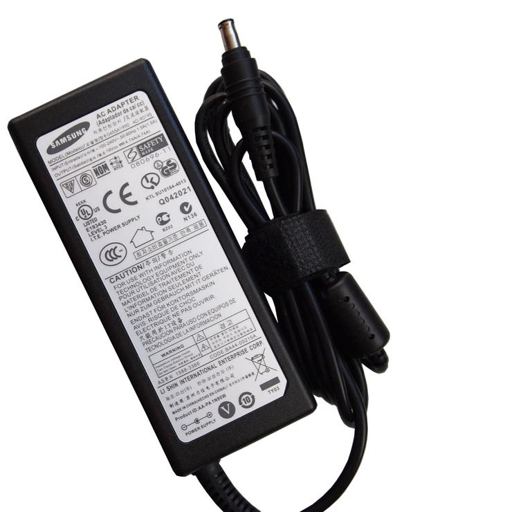 Samsung 19V 3.16A 65W Laptop Adapter with 5.5mm x 3.0mm Standard Pin