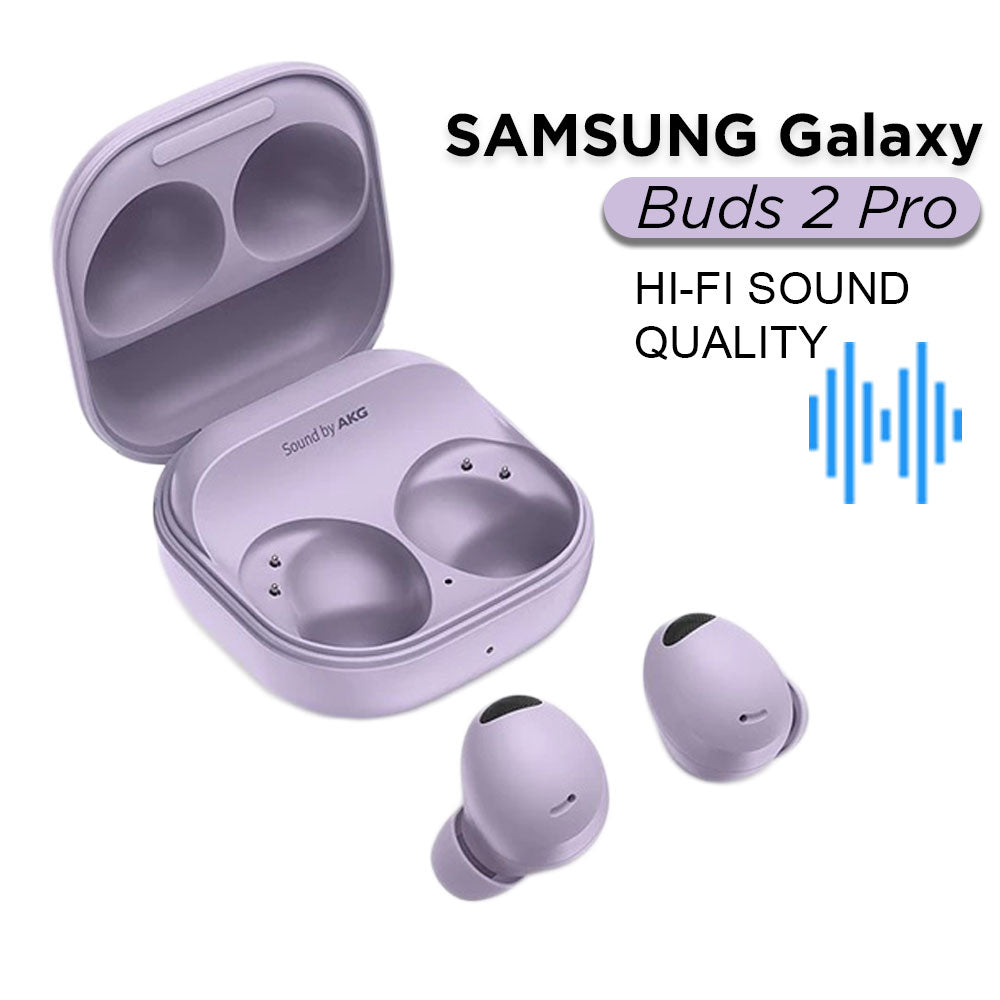 Samsung Galaxy Buds 2 Pro true wireless earbuds with intelligent active noise cancellation and IPX7 water resistance
