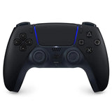 Sony DualSense wireless controller for PlayStation 5 in black, featuring adaptive triggers and haptic feedback