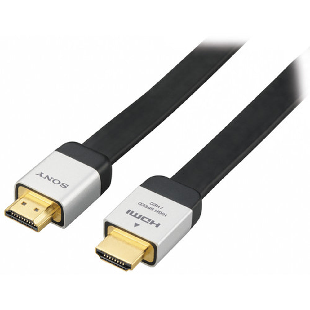 Sony Flat HDMI Cable 3 Meter High Speed 4K Ethernet Support