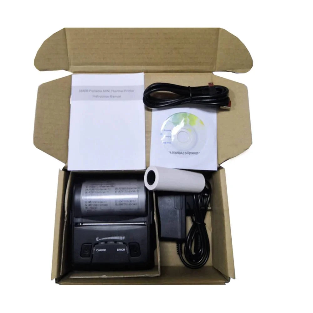 Speed-X BT600M 80mm mini portable thermal printer with Bluetooth and USB support for Android, iOS, and Windows devices