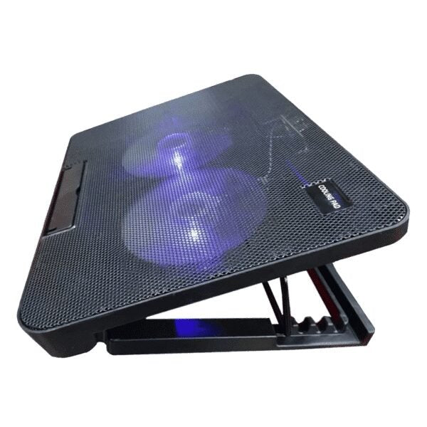 Speed-X N99 dual fan laptop cooling pad and adjustable laptop cooler stand for devices under 17 inches