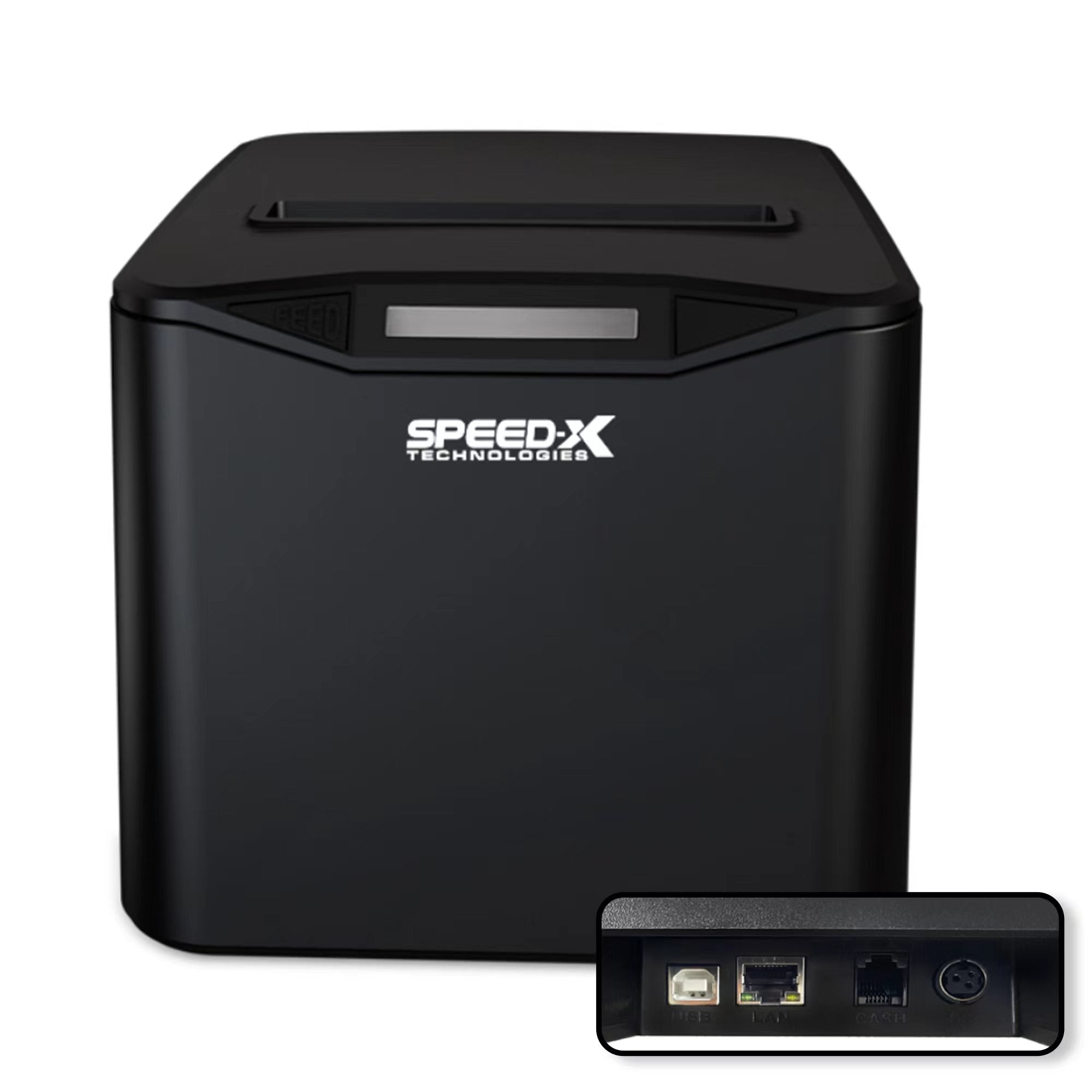 Speed-X SP-210UL 80mm thermal receipt printer with auto cutter and USB+LAN interface