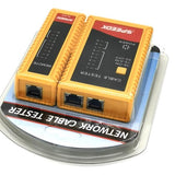 Speedx 368A power monitor and cable line checker featuring dual-unit setup, IPS color screen, and LED fault indicator lights