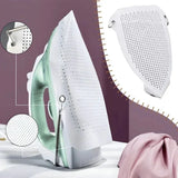 Heat-resistant non-stick Teflon iron cover protector shoe for protecting delicate clothes from scorch marks and burns