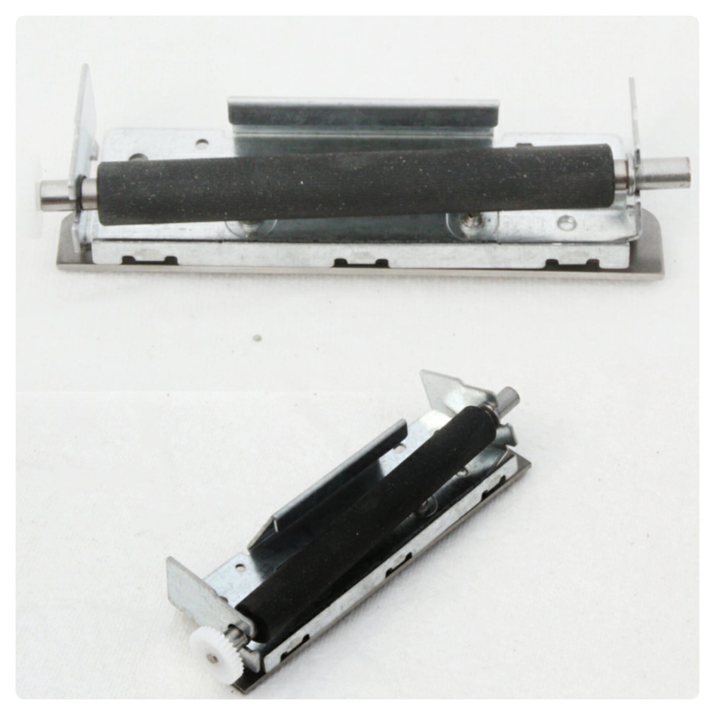 Automated thermal printer cutter mechanism for precise receipt and label cutting