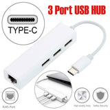 Type C 3.1 to LAN and USB Hub