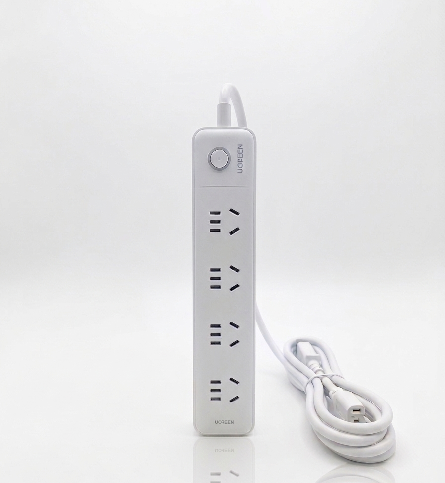 UGREEN CD320 (15077) 4-Position Master Control Extension Socket with 750°C Flame Retardant Body