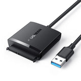 UGREEN CM257 USB 3.0 to 2.5 and 3.5 inch SATA hard disk reader adapter with 12V power interface socket