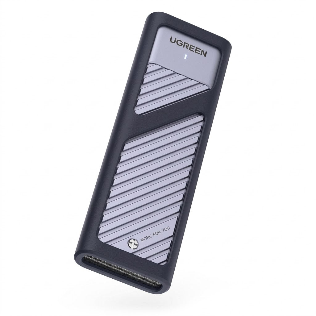 UGREEN CM559 M.2 NVMe high-speed single-protocol external SSD enclosure case with premium aluminium shell