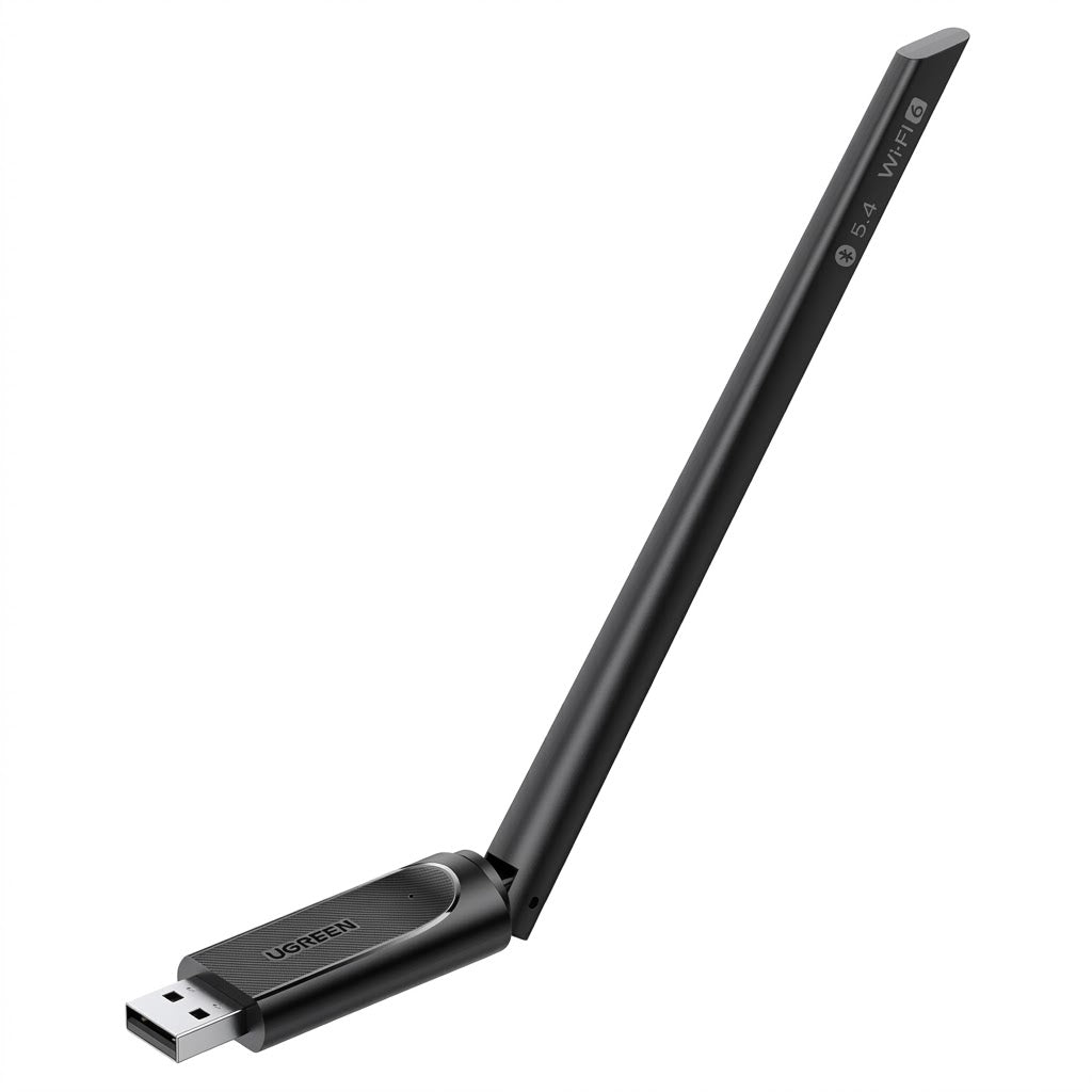 UGREEN CM845 AX900 Wi-Fi 6 and Bluetooth 5.4 combo USB wireless network card with high-gain external antenna