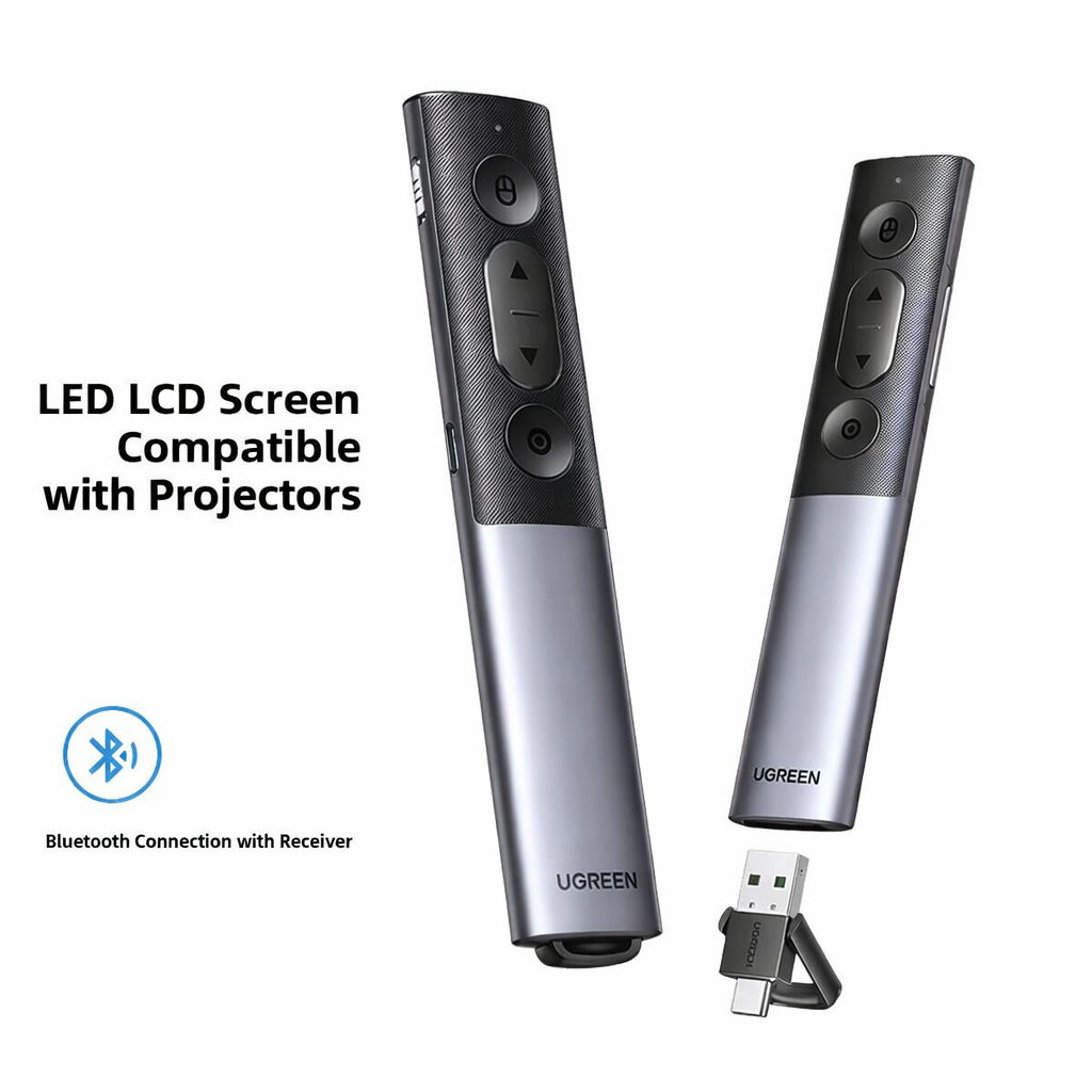 UGREEN LP480 Smart Presentation Pointer with adjustable light beam and ergonomic design