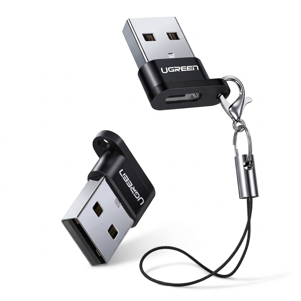 UGREEN US280 (50568) USB-C Female to USB-A Male Connector for Data Transfer