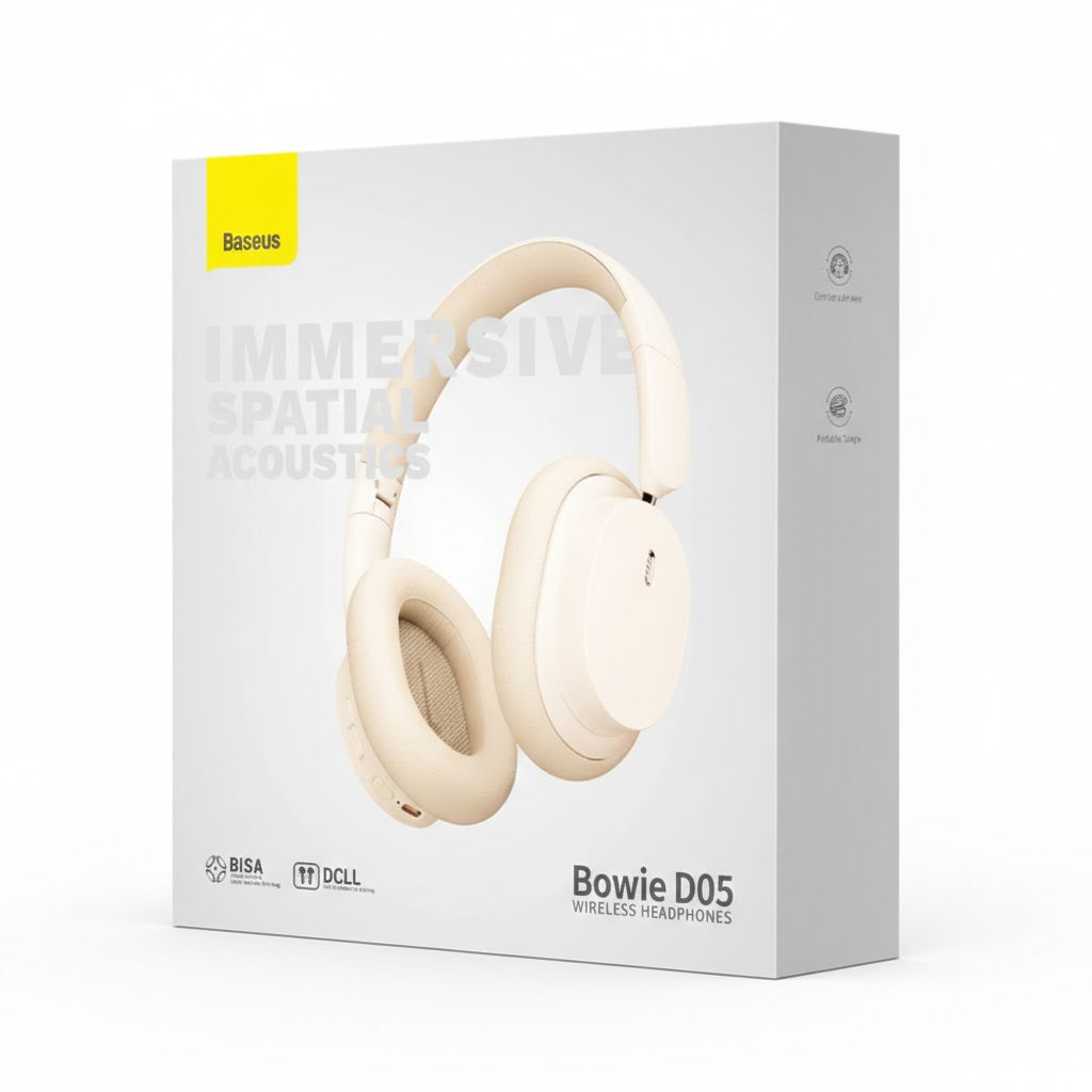 Baseus Bowie D05 Wireless Over-Ear Headphones | 70H Playtime | Bluetooth 5.3