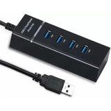 USB Hub 3.0 4 Port 303 featuring Super Speed data transfer, 4 ports, and fast charging for PCs, notebooks, and smartphones