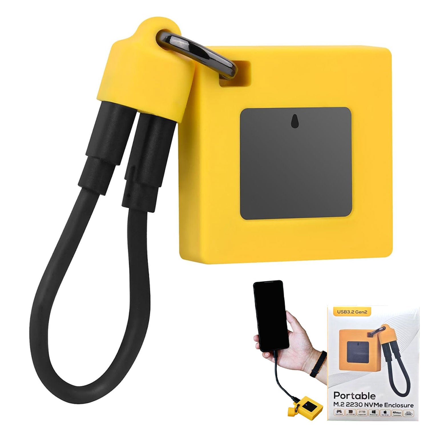 USB 3.2 Portable 2230 (M.2 NVME) Enclosure Gen 2