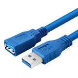 USB 3.0 Extension Male to Female Cable (1.5M) featuring 5Gbps high-speed data transfer for PC and laptop port extension