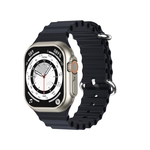 V200 New Fashion Ultra smartwatch with 2.2 inch large display, IP68 waterproof body, and wireless charging
