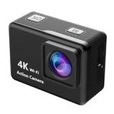 V22 4K Ultra HD mini action camera with waterproof housing and WiFi connectivity