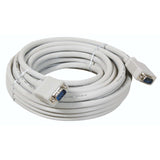 Vga Cable Male To Male 30m with 8mm OD, 15-pin connectors, designed for long-distance monitor and projector connectivity