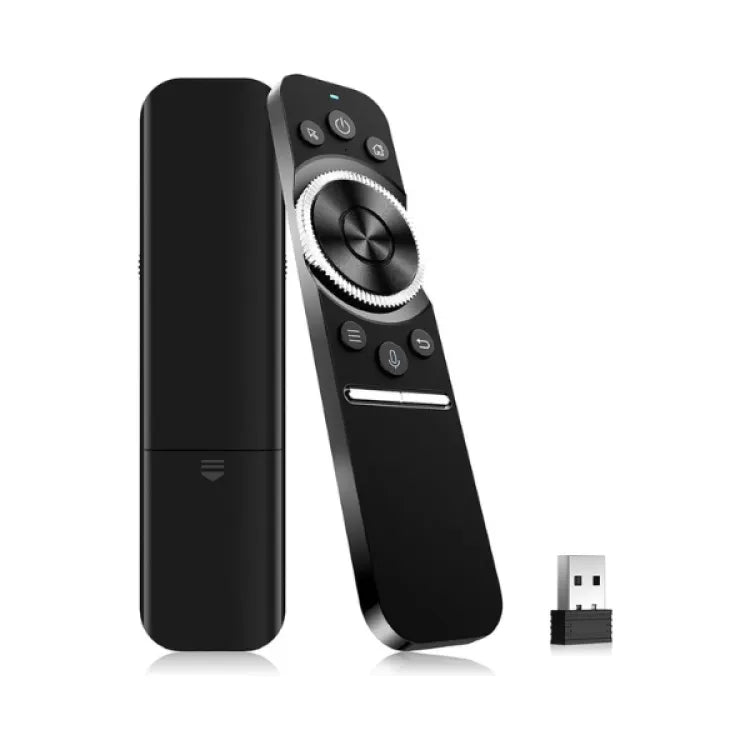 W1S 2.4G Air Mouse Remote Control with 6-Axis Gyroscope and Volume Adjustment Knob for Android TV Box.