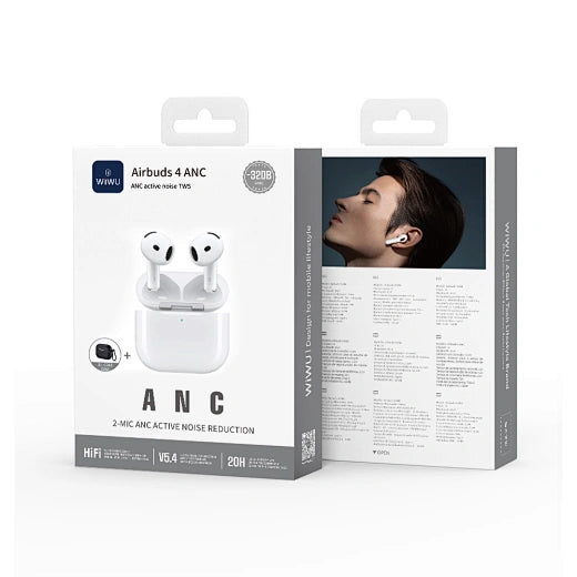 WIWU Airbuds 4 ANC True Wireless Earbuds Active Noise Cancelling