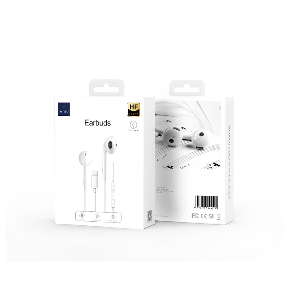 WIWU Lightning Handsfree 302 Bluetooth Wired Earphones with Connector