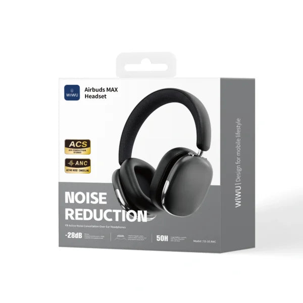 WIWU TD-16 ANC Airbuds MAX Headset Active Noise Cancelling Wireless Headphones