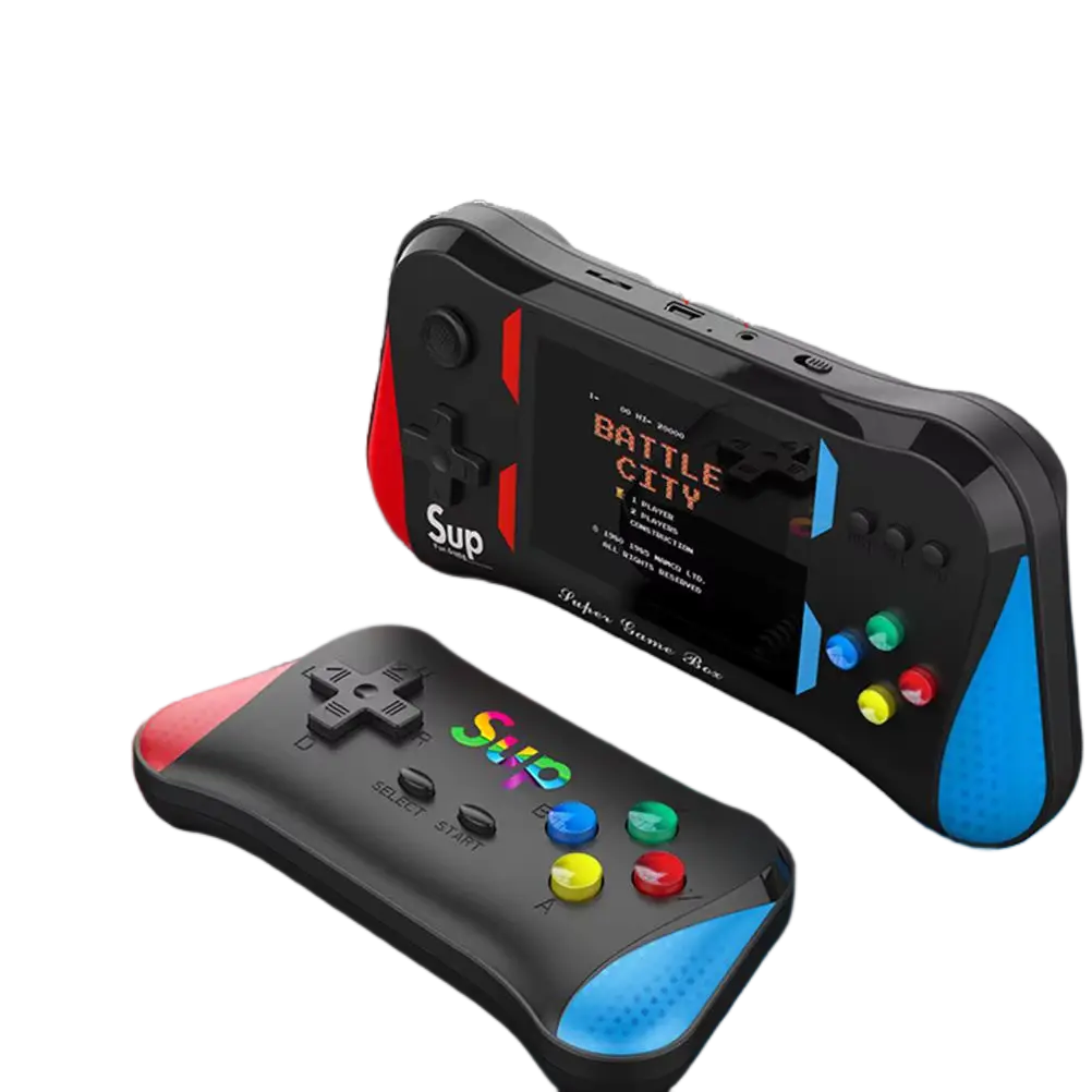 X7M portable retro handheld game console with 500 built-in games and 3.5 inch HD display