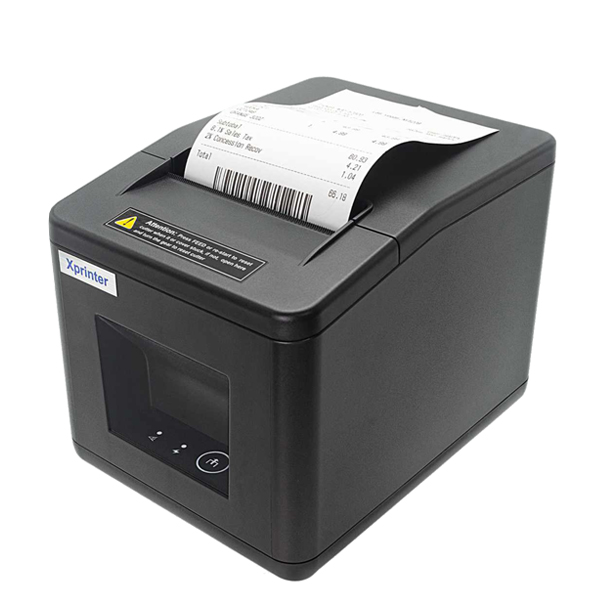 Xprinter XP-Q805K 80mm thermal receipt printer with Seiko print head and 230mm/s speed