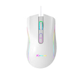 Xtrike Me GM-314 BK black wired gaming mouse with RGB lighting and ergonomic design