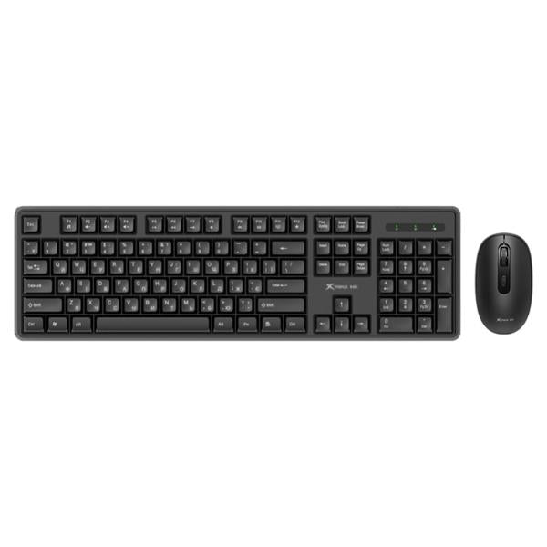 Xtrike Me MK-307 EN wireless keyboard and mouse kit with 1600 DPI optical sensor and 2.4GHz connectivity