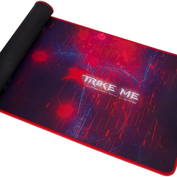 XTRIKE ME MP-206 large gaming mousepad featuring an ultra-wide surface and anti-slip rubber base for professional gaming