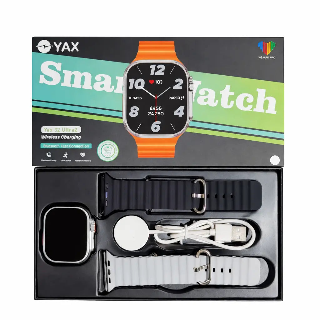 ax 32 Ultra 2 SmartWatch with 49mm Titanium case and Bluetooth calling features